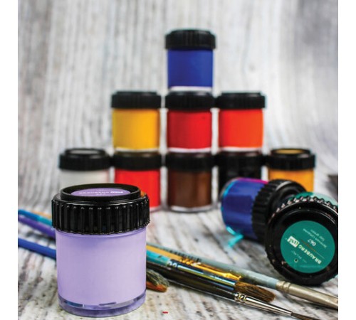 Гуашь художественная BRAUBERG ART CLASSIC, НАБОР 12 цветов в баночках по 22 мл, 191585