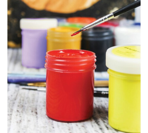 Гуашь художественная BRAUBERG ART CLASSIC, НАБОР 12 цветов в баночках по 40 мл, 191586