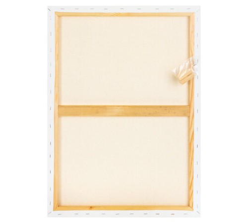 Холст на подрамнике BRAUBERG ART DEBUT, 50х70 см, 280 г/м2, грунт, 100% хлопок, мелкое зерно, 191646