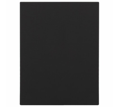 Холст на подрамнике черный BRAUBERG ART CLASSIC, 30х40см, 380г/м, хлопок, мелкое зерно, 191650
