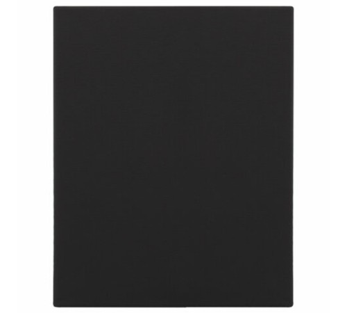 Холст на подрамнике черный BRAUBERG ART CLASSIC, 40х50см, 380 г/м, хлопок, мелкое зерно, 191651