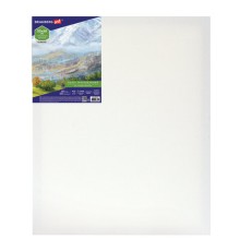 Холст на подрамнике BRAUBERG ART CLASSIC, 50х60 см, 420 г/м2, 45% хлопок 55% лен, среднее зерно, 191659