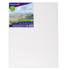 Холст 3D на подрамнике BRAUBERG ART CLASSIC 30х40см, 440г/м, грунт, 100% хлопок мелкое зерно, 191663