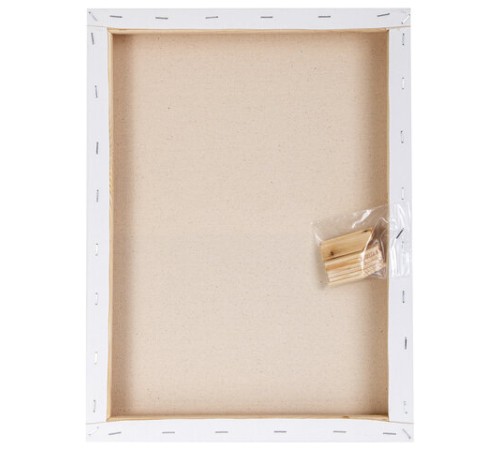 Холст 3D на подрамнике BRAUBERG ART CLASSIC 30х40см, 440г/м, грунт, 100% хлопок мелкое зерно, 191663