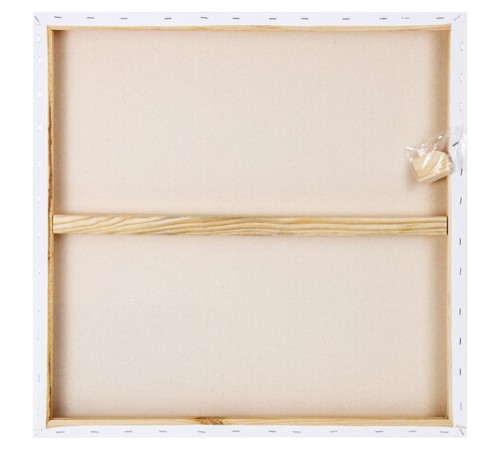 Холст 3D на подрамнике BRAUBERG ART CLASSIC 60х60 см, 440 г/м2, грунт, 100% хлопок мелкое зерно, 191666