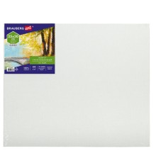 Холст на картоне, 25х30 см, грунтованный, хлопок, мелкое зерно, BRAUBERG ART CLASSIC, 191670