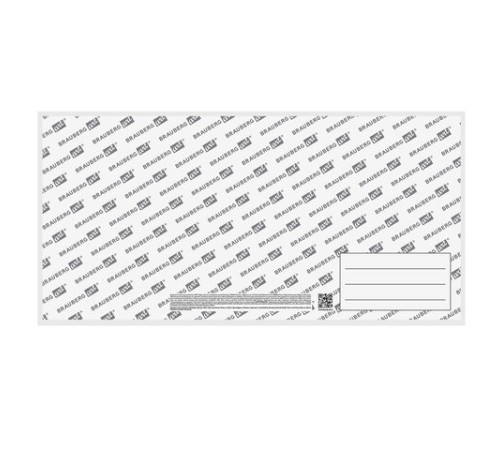 Холст на картоне, 20х40 см, грунтованный, хлопок, мелкое зерно, BRAUBERG ART CLASSIC, 191671