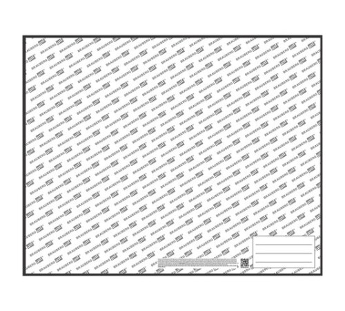 Холст черный на картоне (МДФ), 40х50 см, грунт, хлопок, мелкое зерно, BRAUBERG ART CLASSIC, 191680