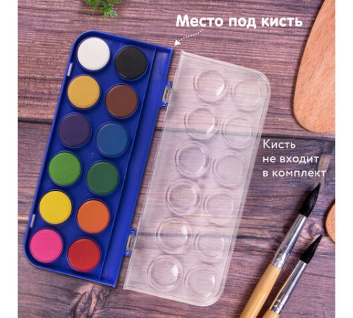 Краски акварельные BRAUBERG 