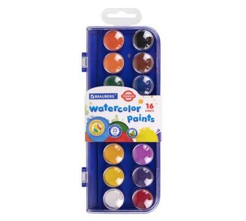 Краски акварельные BRAUBERG 