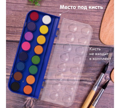 Краски акварельные BRAUBERG 