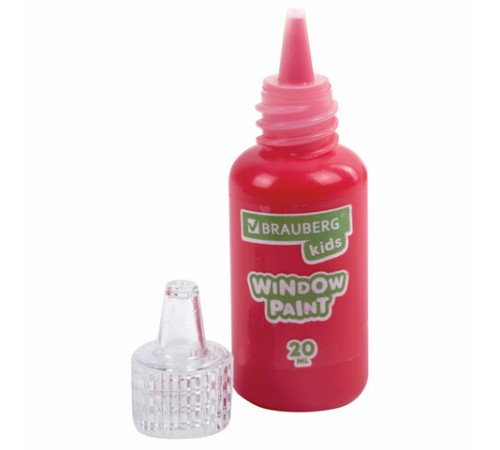 Краски витражные BRAUBERG KIDS, 10 ярких цветов, 10 туб по 20 мл, книга шаблонов, 191761