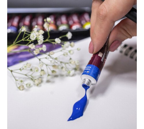 Акварель художественная в тубах НАБОР 12 цветов по 12 мл, BRAUBERG ART PREMIERE, 191766