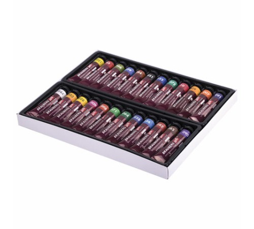 Акварель художественная в тубах НАБОР 24 цвета по 12 мл, BRAUBERG ART PREMIERE, 191767