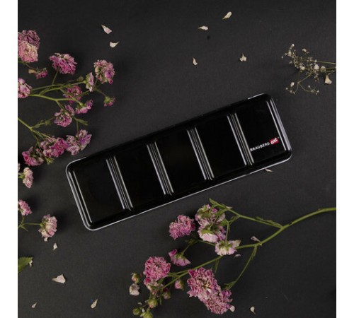 Акварель художественная кюветы НАБОР 24 цвета по 3,5 г, металлический кейс, BRAUBERG ART PREMIERE, 191773