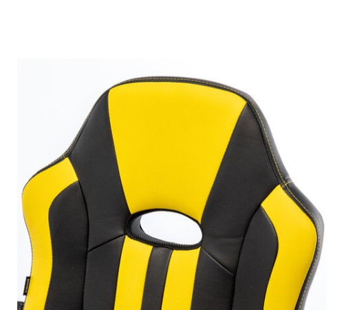 Кресло компьютерное BRABIX "Stripe GM-202", экокожа, черное/желтое, 532510 Кресло компьютерное BRABIX "Stripe GM-202", экокожа, черное/желтое, 532510