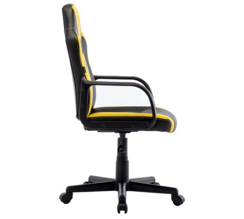 Кресло компьютерное BRABIX "Stripe GM-202", экокожа, черное/желтое, 532510 Кресло компьютерное BRABIX "Stripe GM-202", экокожа, черное/желтое, 532510