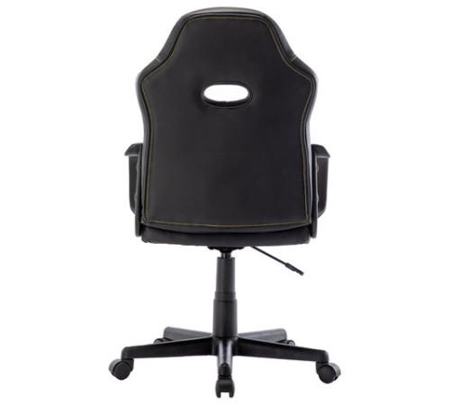 Кресло компьютерное BRABIX "Stripe GM-202", экокожа, черное/желтое, 532510 Кресло компьютерное BRABIX "Stripe GM-202", экокожа, черное/желтое, 532510