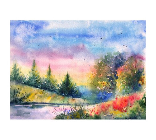 Краски акварельные медовые 12 цветов ПИФАГОР 