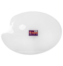 Палитра художественная пластиковая овальная без ячеек, 41х29 см, BRAUBERG ART DEBUT, 192231