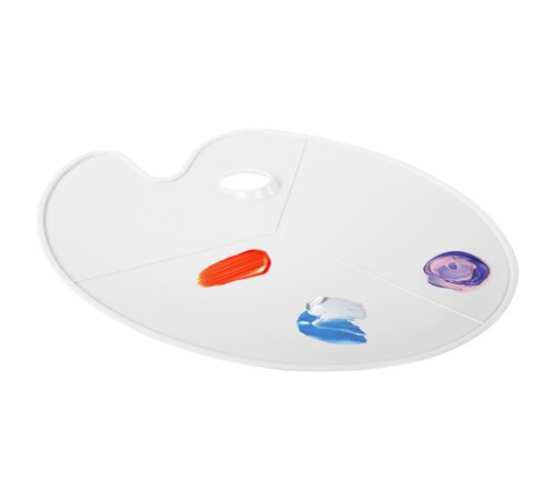 Палитра художественная пластиковая овальная без ячеек, 41х29 см, BRAUBERG ART DEBUT, 192231