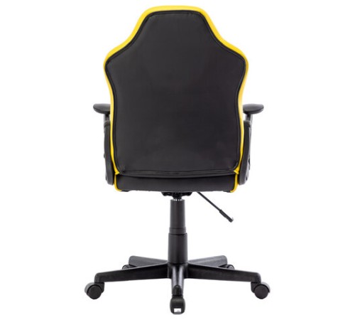 Кресло компьютерное BRABIX "Shark GM-203", экокожа, черное/желтое, 532514 Кресло компьютерное BRABIX "Shark GM-203", экокожа, черное/желтое, 532514
