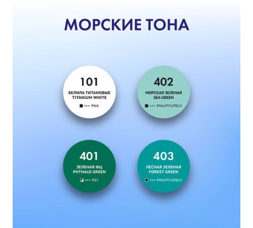 Краски акриловые для техники 