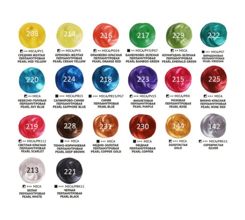 Краски акриловые художественные ПЕРЛАМУТРОВЫЕ, НАБОР 24 шт., 20 цветов в тубах 12 мл, BRAUBERG ART, 192244