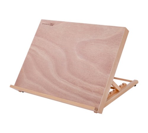 Мольберт настольный из бука А3, 47х36х31 см, регулируемый угол наклона, BRAUBERG ART CLASSIC, 192248