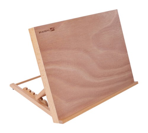 Мольберт настольный из бука А3, 47х36х31 см, регулируемый угол наклона, BRAUBERG ART CLASSIC, 192248