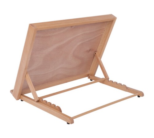 Мольберт настольный из бука А3, 47х36х31 см, регулируемый угол наклона, BRAUBERG ART CLASSIC, 192248