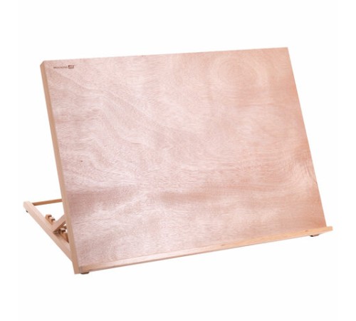 Мольберт настольный из бука А2, 65х48х47 см, регулируемый угол наклона, BRAUBERG ART CLASSIC, 192249