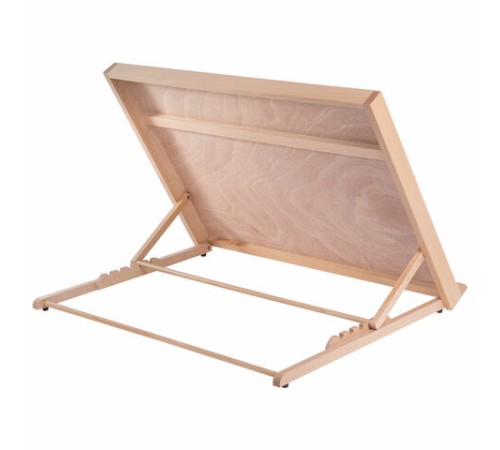 Мольберт настольный из бука А2, 65х48х47 см, регулируемый угол наклона, BRAUBERG ART CLASSIC, 192249