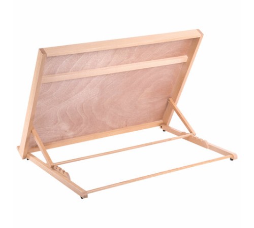 Мольберт настольный из бука А2, 65х48х47 см, регулируемый угол наклона, BRAUBERG ART CLASSIC, 192249