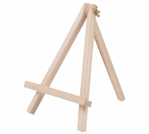 Мольберт настольный из бука 18х24 см, высота холста до 25 см, BRAUBERG ART CLASSIC, 192252