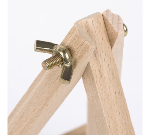 Мольберт настольный из бука 18х24 см, высота холста до 25 см, BRAUBERG ART CLASSIC, 192252