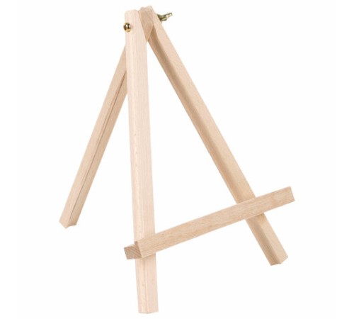 Мольберт настольный из бука 18х24 см, высота холста до 25 см, BRAUBERG ART CLASSIC, 192252