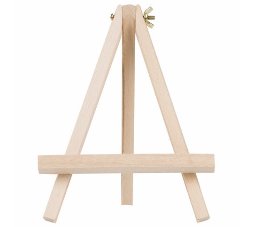 Мольберт настольный из бука 18х24 см, высота холста до 25 см, BRAUBERG ART CLASSIC, 192252