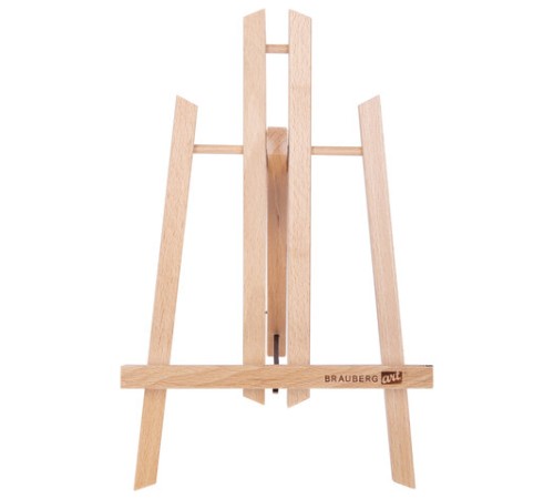 Мольберт настольный из бука 19х16х28 см, высота холста до 30 см, лакированный, BRAUBERG ART CLASSIC, 192253