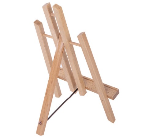 Мольберт настольный из бука 19х16х28 см, высота холста до 30 см, лакированный, BRAUBERG ART CLASSIC, 192253