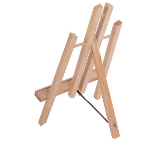 Мольберт настольный из бука 19х16х28 см, высота холста до 30 см, лакированный, BRAUBERG ART CLASSIC, 192253