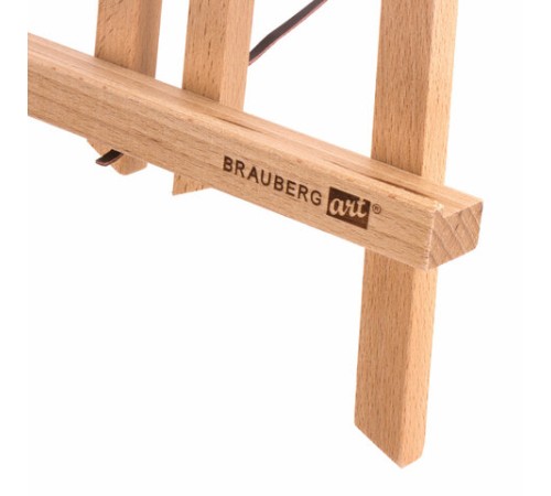 Мольберт настольный из бука 21х26х36 см, высота холста до 40 см, лакированный, BRAUBERG ART CLASSIC, 192254