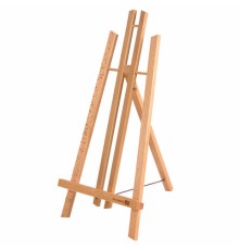 Мольберт настольный из бука 24х30х46 см, высота холста до 50 см, лакированный, BRAUBERG ART CLASSIC, 192255