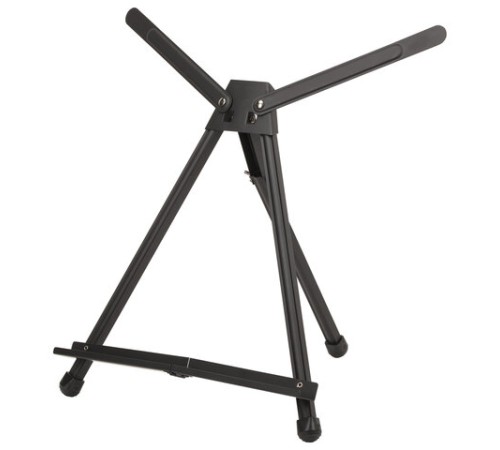 Мольберт настольный алюминиевый складной 37х57х40 см в чехле, холст до 52 см, BRAUBERG ART, 192256