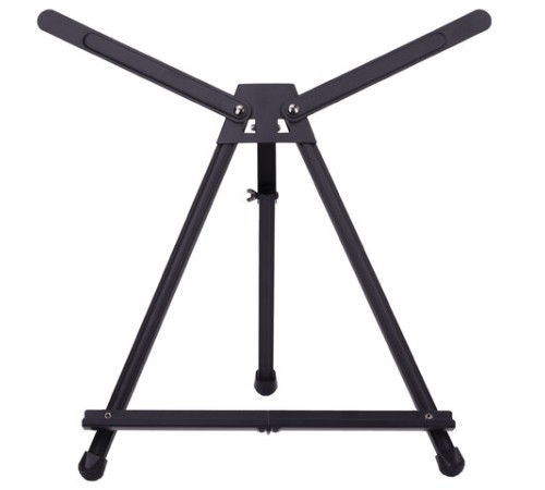 Мольберт настольный алюминиевый складной 37х57х40 см в чехле, холст до 52 см, BRAUBERG ART, 192256