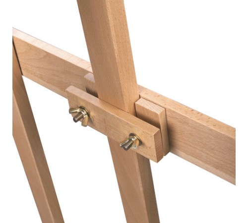 Мольберт напольный из бука, 158х50х87 см, высота холста до 121 см, лакированный, BRAUBERG ART CLASSIC, 192259