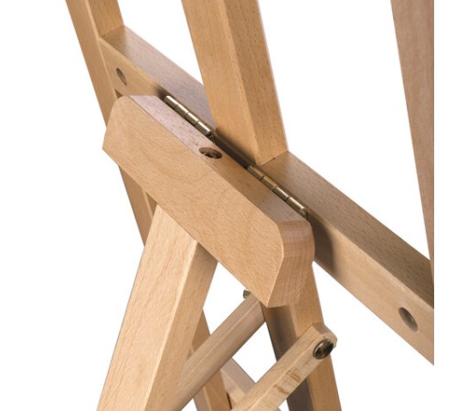 Мольберт напольный из бука, 158х50х87 см, высота холста до 121 см, лакированный, BRAUBERG ART CLASSIC, 192259