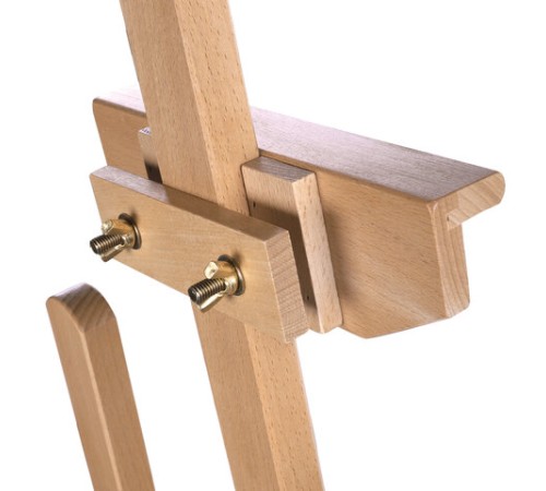 Мольберт напольный из бука, 158х50х87 см, высота холста до 121 см, лакированный, BRAUBERG ART CLASSIC, 192259