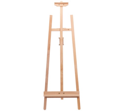 Мольберт напольный из бука, 158х50х87 см, высота холста до 121 см, лакированный, BRAUBERG ART CLASSIC, 192259