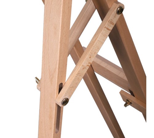 Мольберт напольный из бука, 158х50х87 см, высота холста до 121 см, лакированный, BRAUBERG ART CLASSIC, 192259